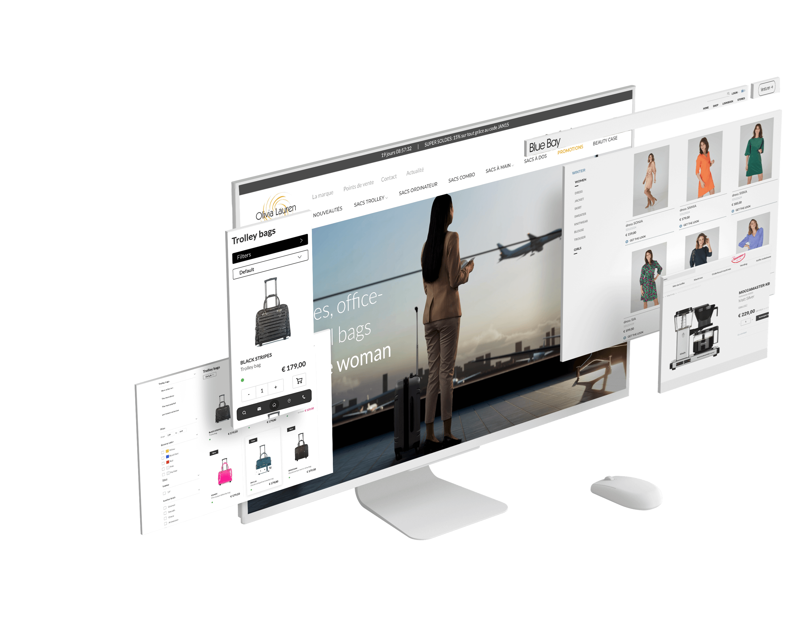 Liaison progiciel comptabilité site e-commerce