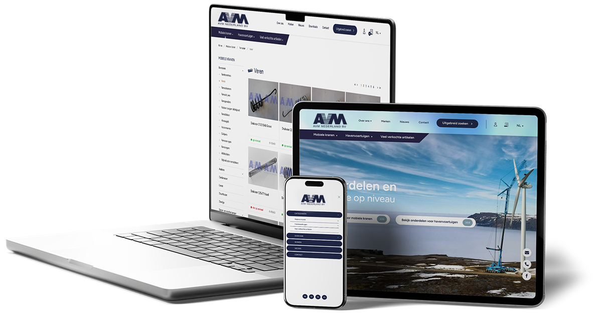 AVM custom webshop