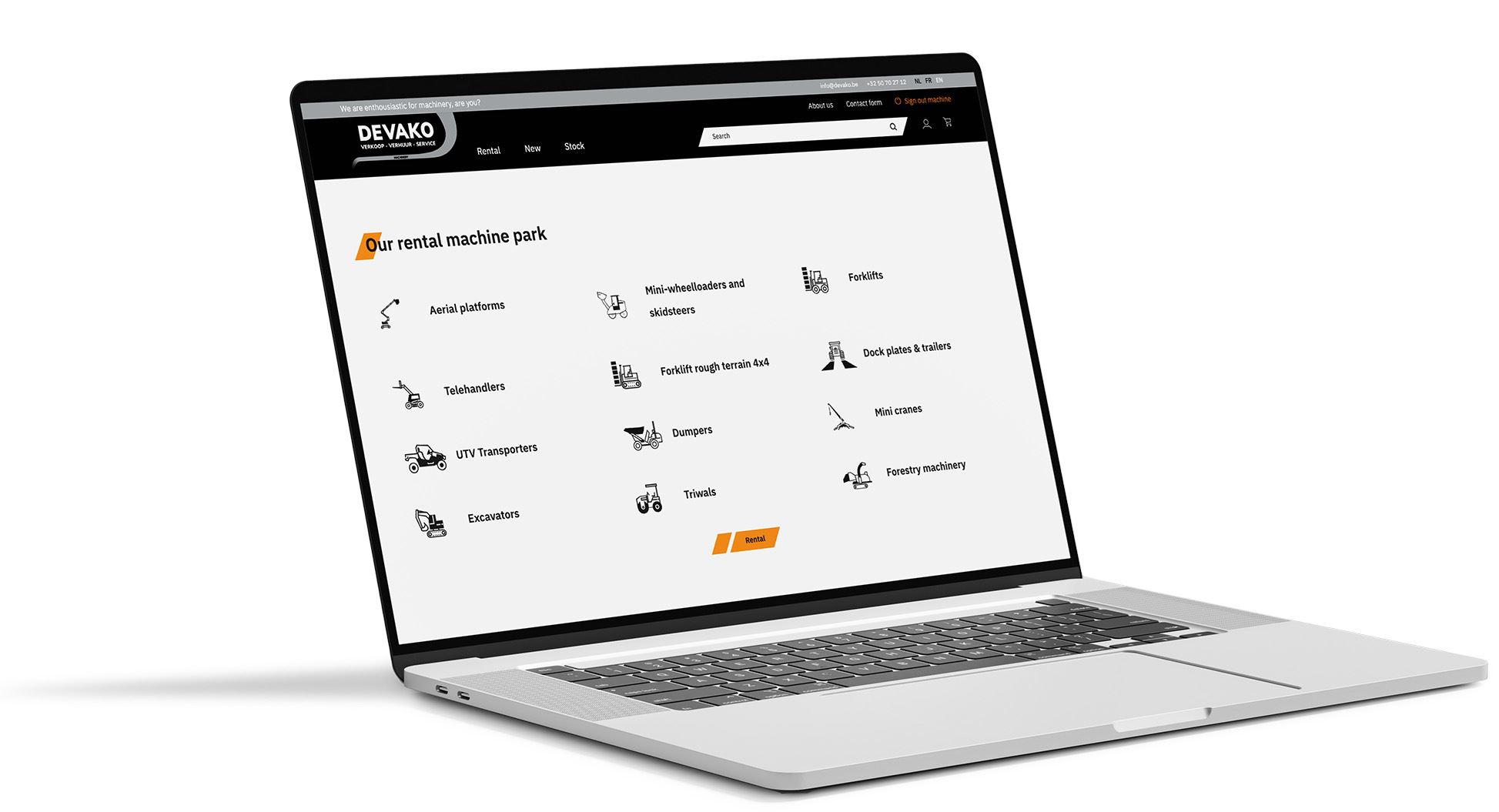 Devako Machinery WebApplication