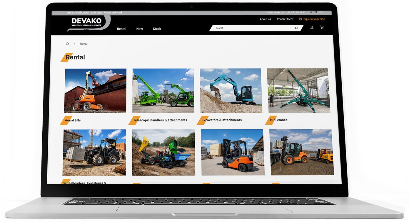 Devako Machinery WebApplication