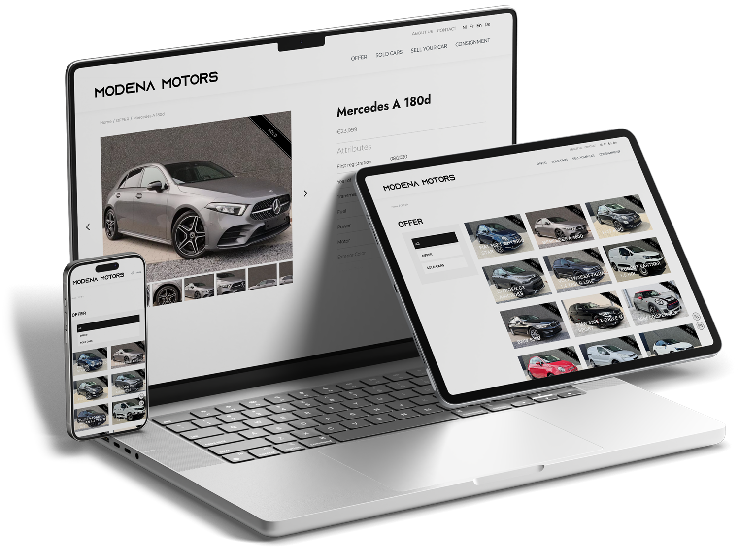 Modena Motors website