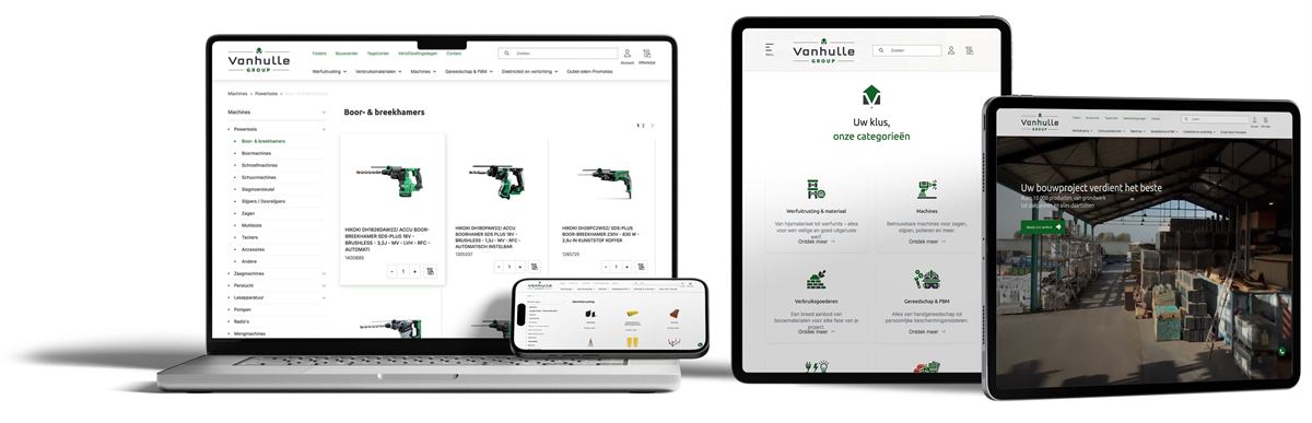 Vanhulle webshop op maat