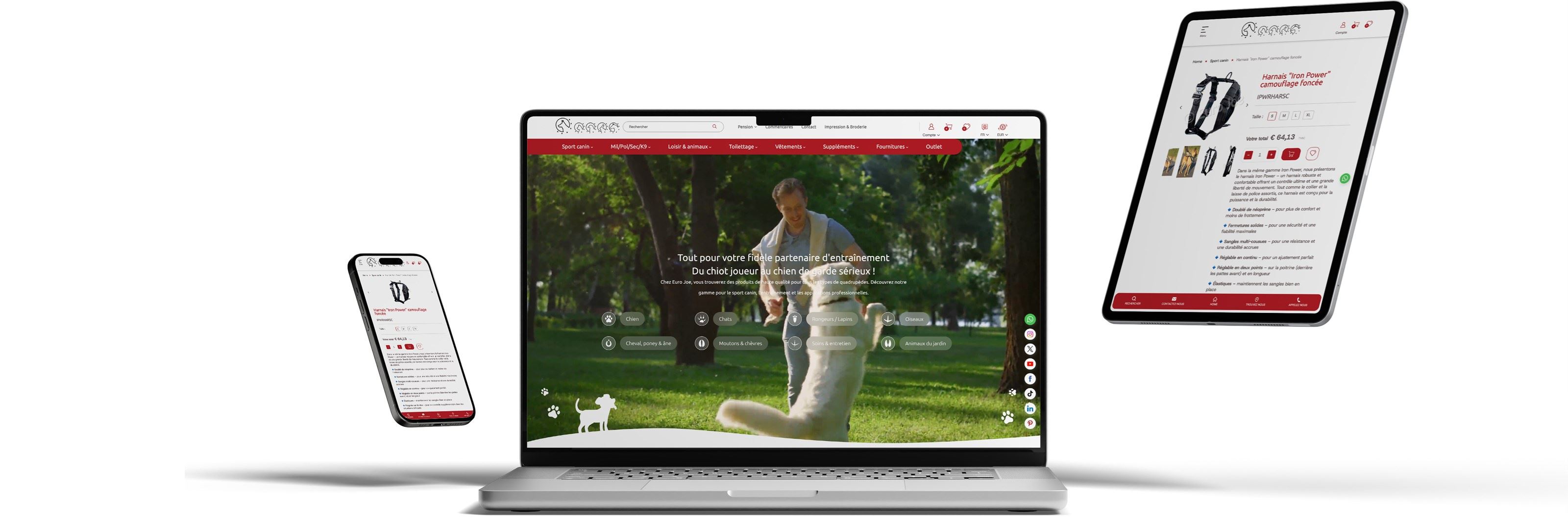 boutique en ligne EuroJoe